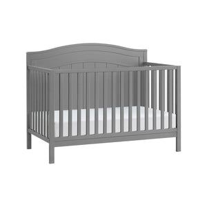 Dove Gray Solid Wood Oxford Baby North Bay 4-in-1 Convertible Crib - 3/4 Angle | Bambi Baby