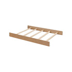 Honey Wood Soho Baby Everlee Full Bed Conversion Kit Side Rails & Slats - Overhead Angle View | Bambi Baby