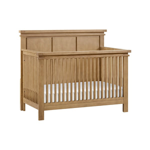 Honey Wood Soho Baby Mystic 4-in-1 Convertible Crib - 3/4 Angle | Bambi Baby