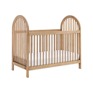 Honey Wood Soho Baby Everlee 3-in-1 Convertible Crib - Front View | Bambi Baby