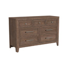 Harvest Brown Wood Westwood Design Carlson 7 Drawer Dresser - Angle View | Bambi Baby