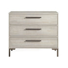 Willow Wire-Brushed Wood Nursery Dresser 3 Drawer - Metal Hardware Detail | Bambi Baby