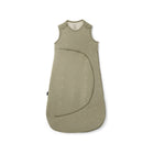 Sage Cross Print SnuzPouch Sleep Sack Diaper Zip Open - Flat Lay | Bambi Baby