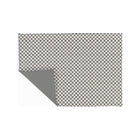 Grey Checker Organic Cotton Play Mat - Corner Folded Showing Solid Grey Reverse | Bambi Baby