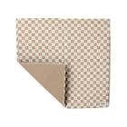 Toki Kids Checker Toffee Organic Cotton Mat