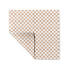 Toki Kids Checker Toffee Vegan Leather Mat