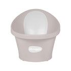 Taupe Shnuggle Baby Bath with Bum Bump Newborn Support - Rear Angle View | Bambi Baby