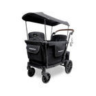 Black WonderFold L2 Double Stroller Wagon - Rear Three Quarter View | Bambi Baby