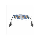 Serene Swells Blue Ergobaby Evolve Bouncer Toy Bar with Wave Pattern & Wood Beads - Top View | Bambi Baby