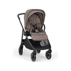 Umber Nuna BMW SWIV Stroller - Front Three Quarter View with Reversible Seat | Bambi Baby