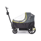 Gray Veer All Weather Cover - Closed Position on Cruiser Wagon Side View | Bambi Baby