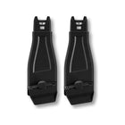 Black Veer Cruiser Adapter for Switchback Seat - Front View Pair, Wagon Seat Adapter Set | Bambi Baby