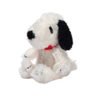 White Minky Snoopy Love Mini Plush Dog 9 Inch - Angled Three-Quarter View | Bambi Baby