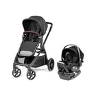 True Black PEG Ypsi Premium Infant Travel System with Primo Viaggio Nido Car Seat - Front Angle | Bambi Baby