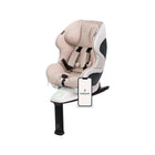 Moonlight babyark Convertible Car Seat on Eggshell Base with App Connectivity - Three Quarter View | Bambi Baby