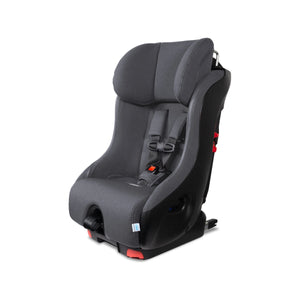 Steel Grey Clek Foonf Convertible Car Seat with 5-Point Harness - 3/4 Front View | Bambi Baby
