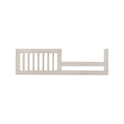 Warm White Wood Organic Toddler Rail Crib Conversion Kit - Front View | Bambi Baby