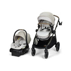 Classic Oat Maxi Cosi Zelia Pro Premium Infant Travel System with Stroller & Car Seat - 3/4 View | Bambi Baby