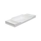 White Wood Sorelle Universal Changing Topper - Angled Overhead View | Bambi Baby