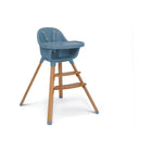 Blue babyGap Otto 3-in-1 High Chair with Wood Legs - Front Angle | Bambi Baby