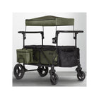 Jeep Deluxe Wrangler Wagon Stroller - Black With Olive Green (2182)