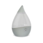Gray Crane Droplet Cool-Mist Humidifier - Side Angle with Controls | Bambi Baby