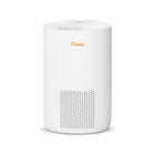 White Crane True HEPA Air Purifier - 3/4 Angle View Showing Intake Vents | Bambi Baby
