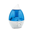 Blue Crane Mini-Drop Cool Mist Humidifier - 3/4 Angle with Controls Visible | Bambi Baby