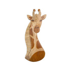 Natural Wood Giraffe Safari Animal Wall Decor - Angled View | Bambi Baby