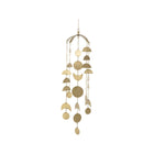 Gold Brass Moon Phase Nursery Ceiling Hanging Decor - Full Length View | Bambi Baby