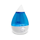 Blue/White Crane Drop Ultrasonic Cool Mist Humidifier - Angled Front View | Bambi Baby