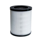 White Pleated HEPA Replacement Filter HS-1968 with Black Carbon Top - Angled View | Bambi Baby