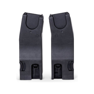 Black Silver Cross Breez Car Seat Adapters - Side Angle, Left & Right Pair | Bambi Baby