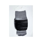 Black & White 3D Knit Arms Out Sleep Sack - Flat Lay, Back View | Bambi Baby