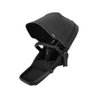 Black Thule Sleek 2 Sibling Seat with Harness and Canopy - Isolated View | Bambi Baby