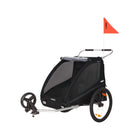 Thule Coaster Xt Reboque de bicicleta de 2 lugares preto