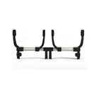 Black and Silver Bugaboo Donkey 6 Twin Car Seat Adapters - Rear View | Bambi Baby