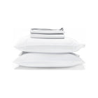 Arctic Snow Naturepedic Organic Cotton Sateen Sheets & Pillowcases - Stacked Set View | Bambi Baby