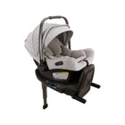 Sterling Nuna PIPA Aire RX Infant Car Seat Installed on RELX Base - 3/4 Angle View | Bambi Baby