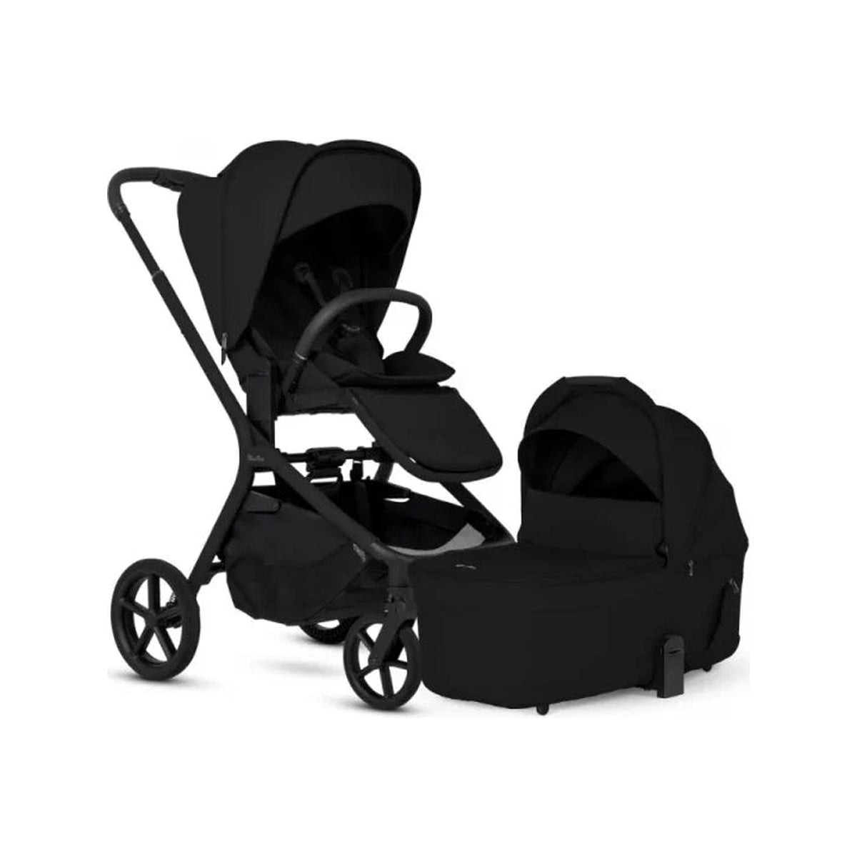 Silver Cross Breez Compact Stroller + Folding Bassinet Bundle