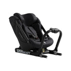 Coastal Storm Black Axkid One 3 Rear-Facing Car Seat - Three-Quarter View with ISOFIX Base | Bambi Baby