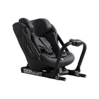 Arctic Mist Grey Axkid One 3 Convertible Car Seat - Three-Quarter View with ISOFIX Base | Bambi Baby