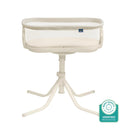 Oat Mesh HALO BassiNest Swivel Sleeper 4.0 Signature Bedside Bassinet - Front View | Bambi Baby