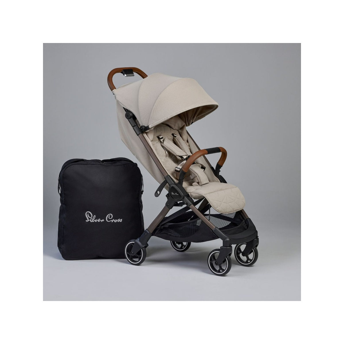 Silver Cross Clic/Nia Stroller Travel Bag In Black- Bambi Baby