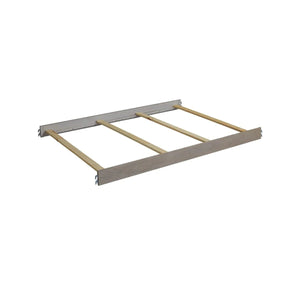 Stone Wash Soho Baby Chandler Crib Conversion Kit - Side Angle, Full Bed Wood Slat Rails | Bambi Baby