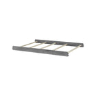 Graphite Gray Soho Baby Chandler Full Bed Conversion Kit - Angled Silo, Dark Wood Frame | Bambi Baby