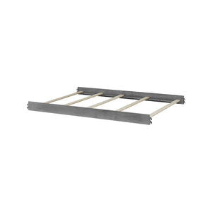 Graphite Gray Soho Baby Chandler Full Bed Conversion Kit - Angled Silo, Dark Wood Frame | Bambi Baby