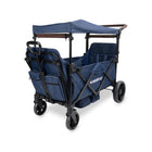 Navy Blue WonderFold X2R Stroller Wagon - Rear Three Quarter View | Bambi Baby