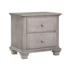 Stone Wash Oxford Baby Kenilworth 2-Drawer Nightstand - Three Quarter Front View | Bambi Baby