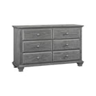 Graphite Gray Oxford Baby Kenilworth 6 Drawer Dresser - Wood Grain Detail | Bambi Baby